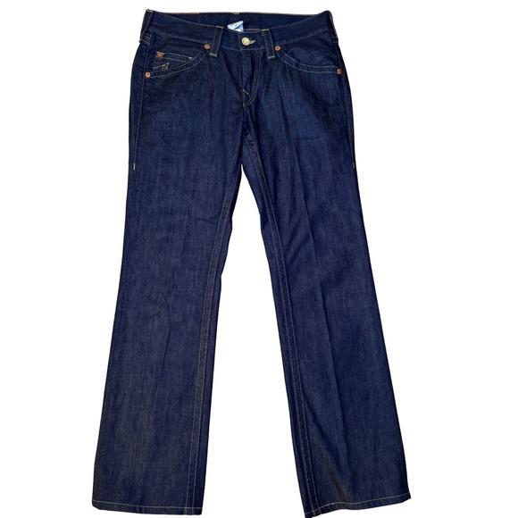 True Religion Other - True Religion Bobby Jeans Mens 32 Dark Wash Straight Leg Horseshoe Stitching